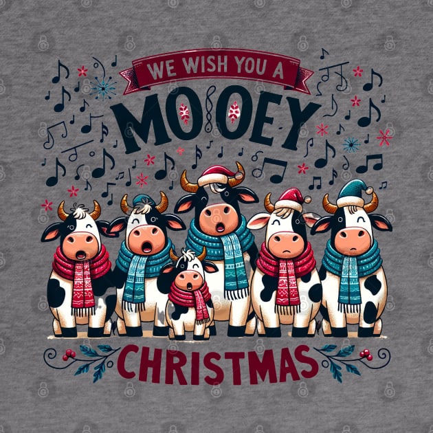 We wish you a Mooey Christmas by MZeeDesigns